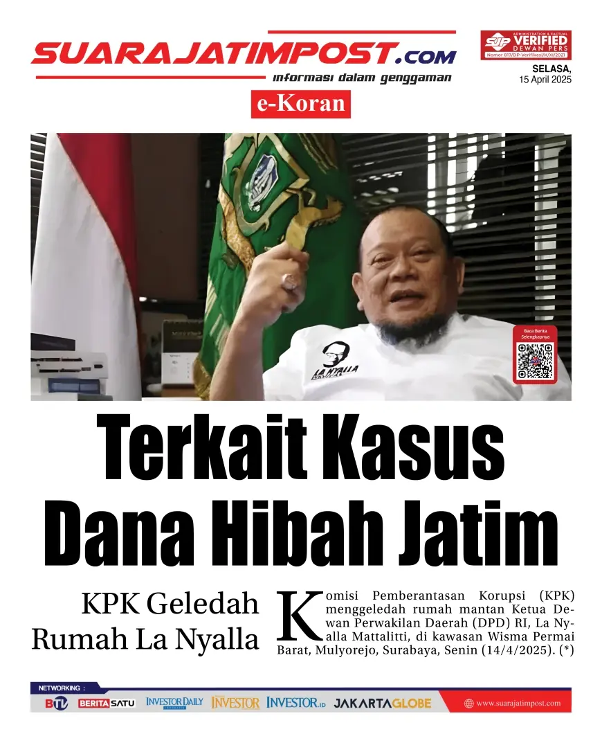 eKoran, Edisi Selasa, 15 April  2025
