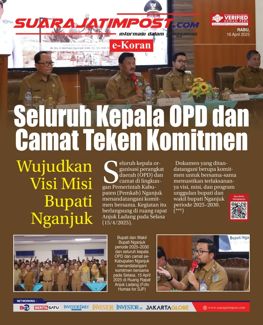 eKoran, Edisi Rabu, 16 April 2025