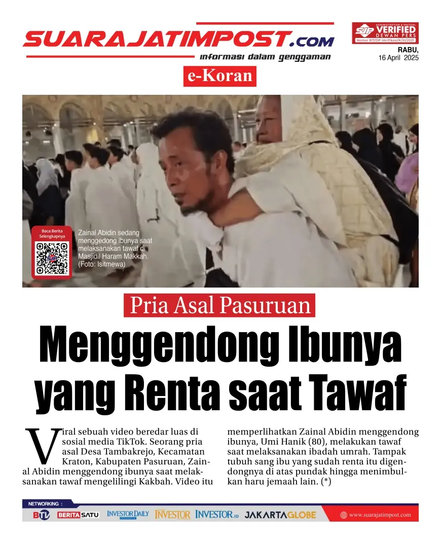 eKoran, Edisi Rabu, 16 April 2025