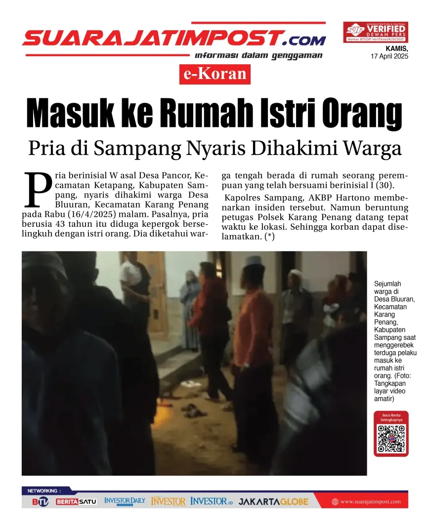 eKoran, Edisi Kamis, 17 April  2025