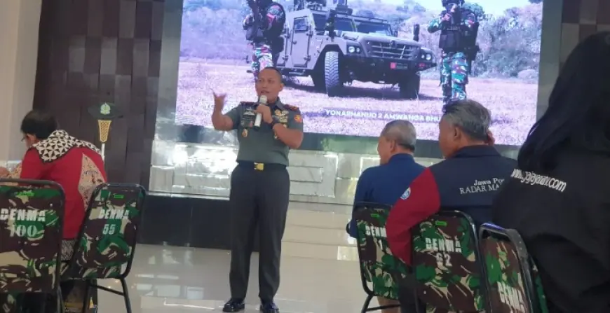 Panglima Divisi 2 Kostrad Jalin Kehangatan Silaturahmi Bersama Media