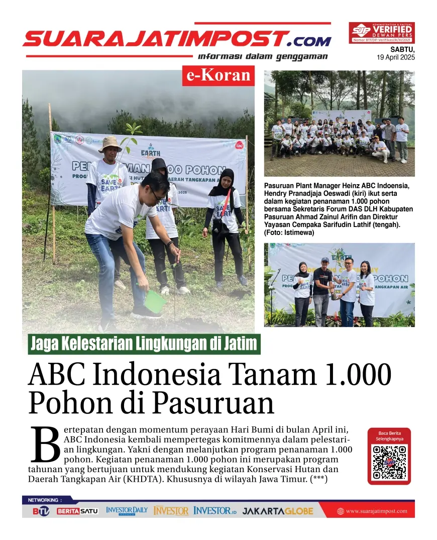 eKoran, Edisi Sabtu, 19 April 2025