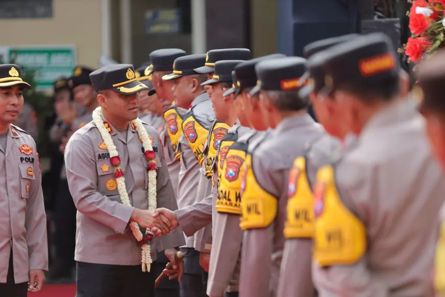 Tongkat Komando Kapolres Lamongan Berganti