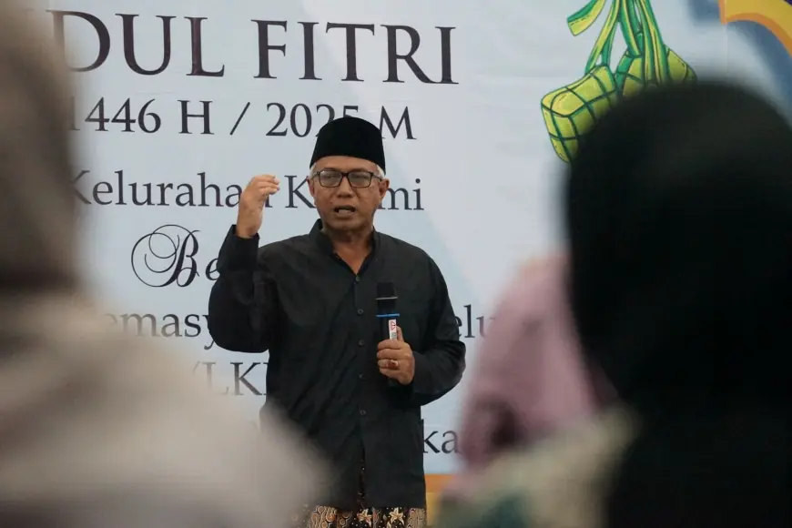Wakil Wali Kota Kediri Qowimuddin Halalbihalal di Kelurahan Ketami