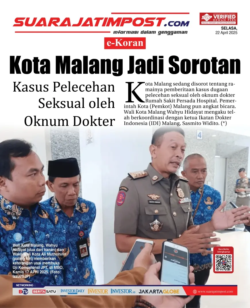 eKoran, Edisi Selasa, 22 April 2025