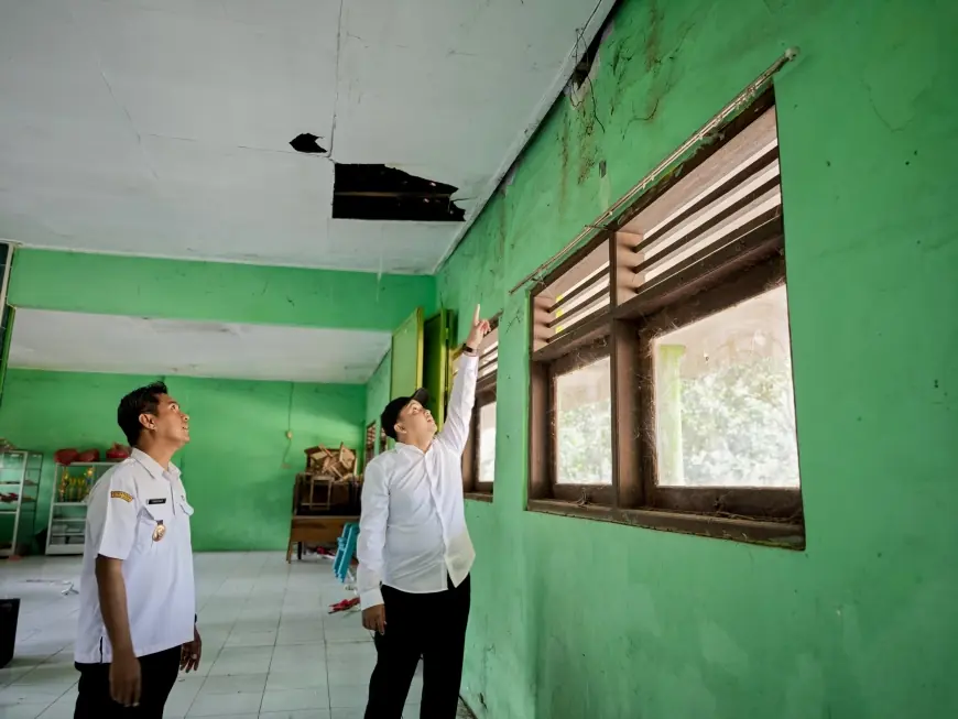 Empat Ruang SDN Wonokerto Rusak Parah, Disdik Pasuruan Didesak Segera Perbaiki