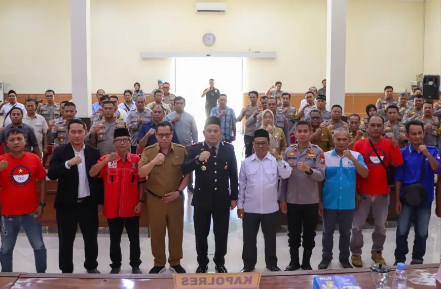 Antisipasi Gangguan Kondusifitas di Hari Buruh, Polres Jombang Gelar Pertemuan dengan Serikat Pekerja