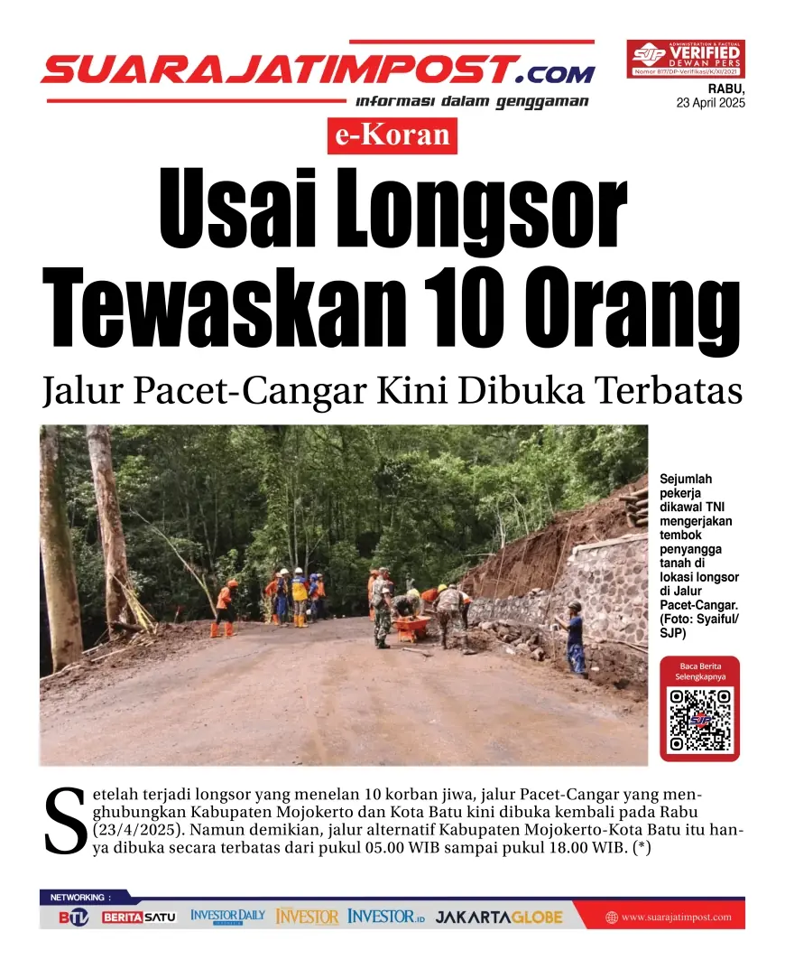 eKoran, Edisi Rabu, 23 April  2025