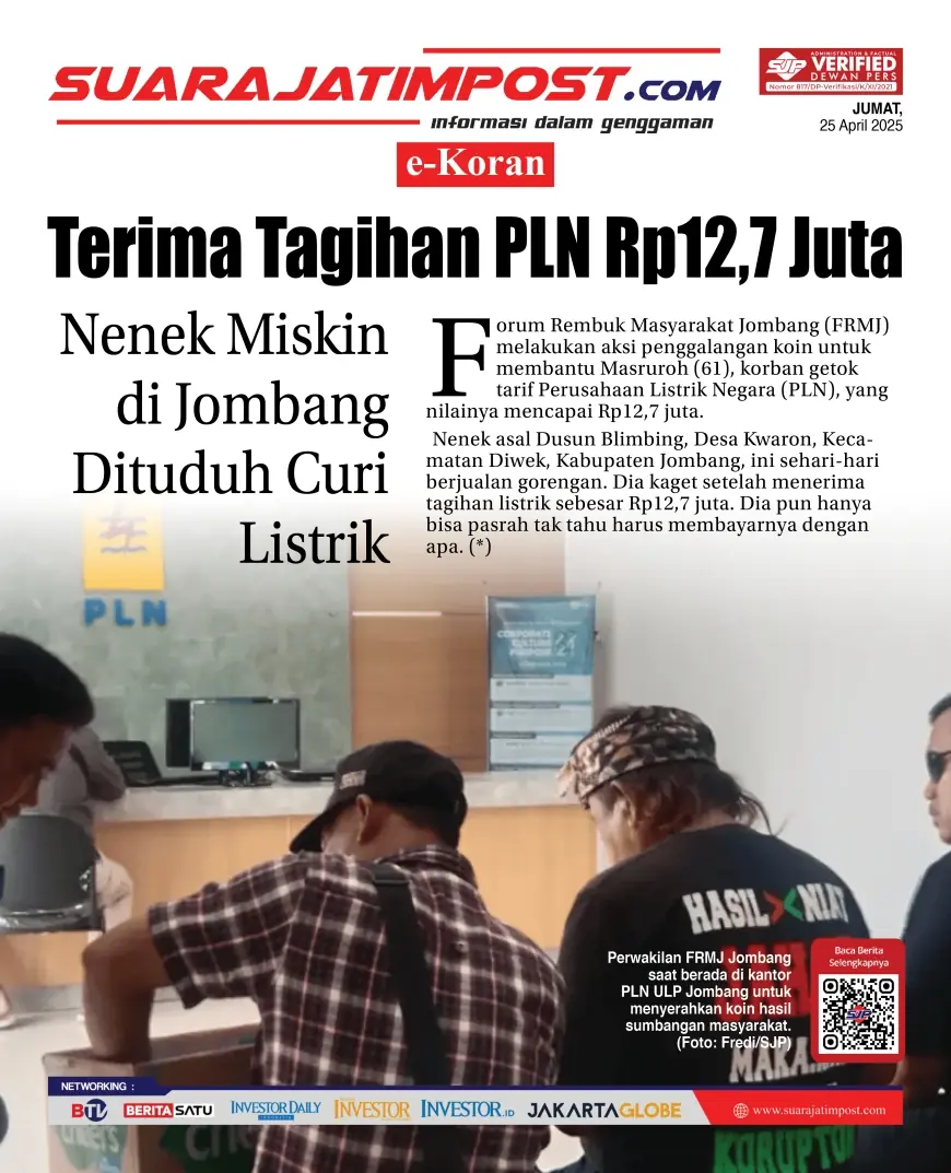 eKoran, Edisi Jumat, 25 April 2025