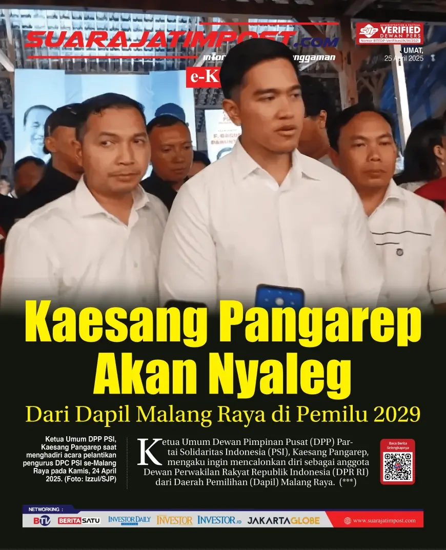 eKoran, Edisi Jumat, 25 April 2025