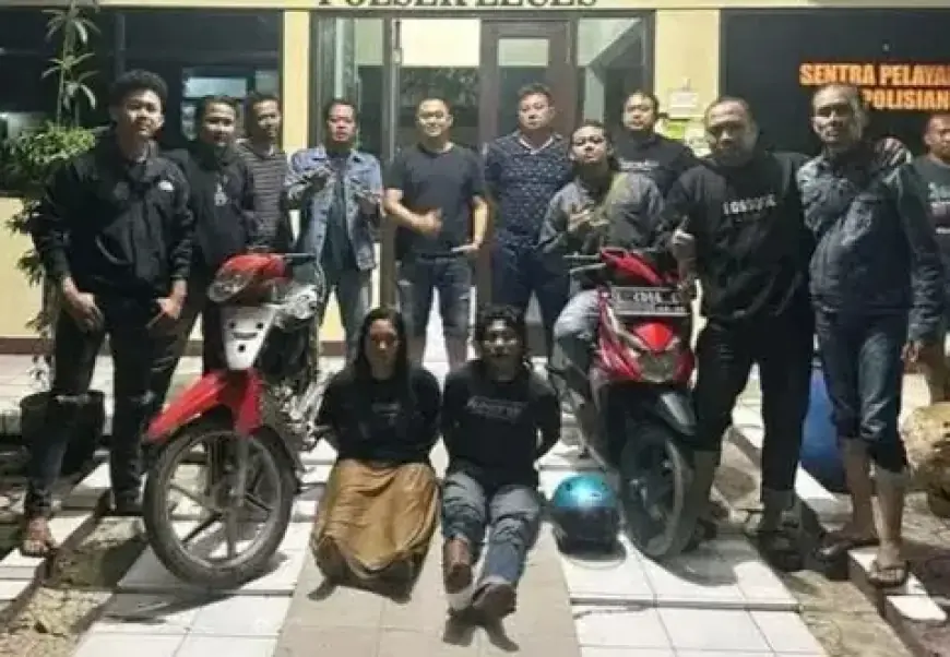 Kompak Curi Motor Bareng, Pasutri di Probolinggo Dibekuk Polisi