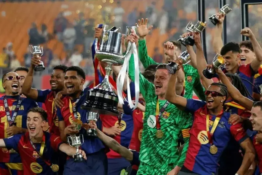Barcelona Raih Copa del Rey Usai Tumbangkan Real Madrid dalam Perpanjangan Waktu