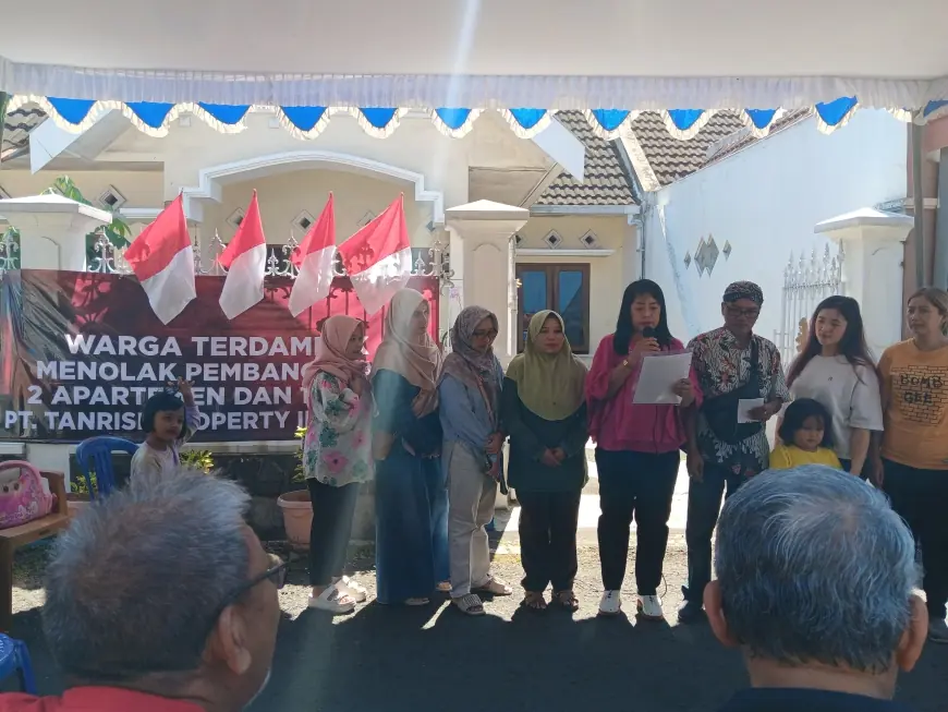 Warga Peduli Lingkungan Tolak Mega Proyek Apartemen dan Hotel PT. Tanrise Property Indonesia