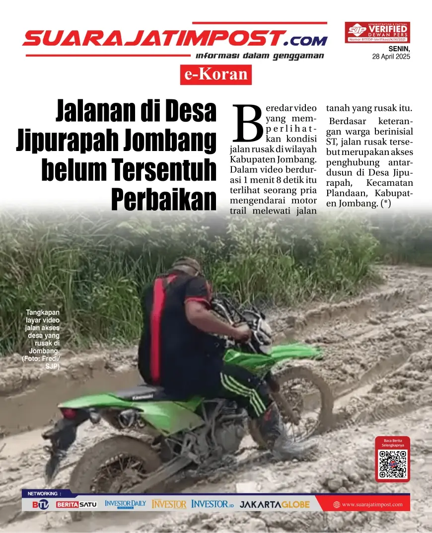 eKoran, Edisi Senin, 28 April 2025