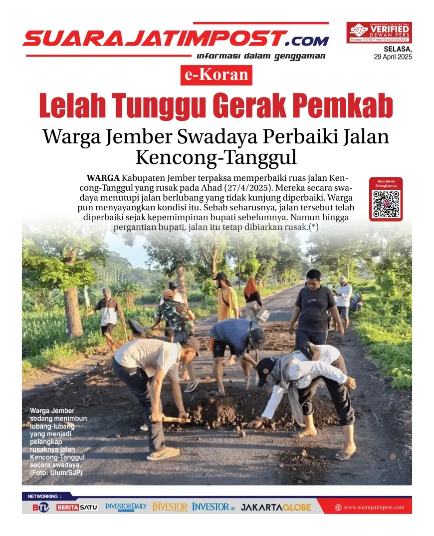 eKoran, Edisi Selasa, 29 April 2025