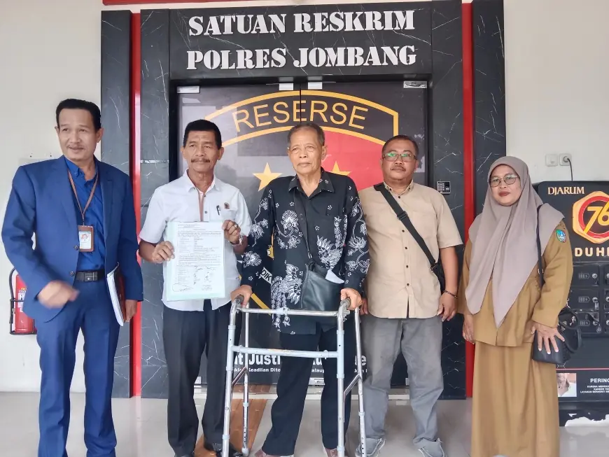 Mediasi di Polres Jombang, Lansia Renta Rengkuh Kembali Tanahnya Usai Diserobot Sekelompok Orang