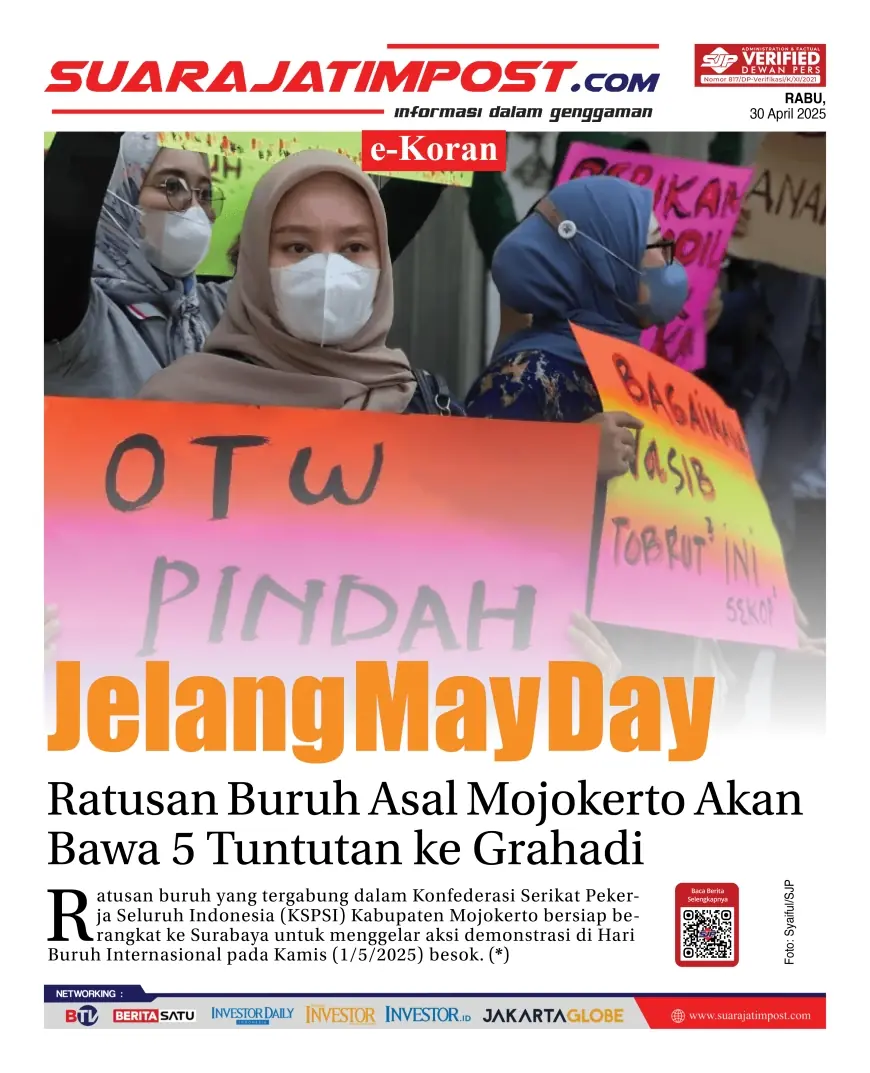eKoran, Edisi Rabu, 30 April 2025