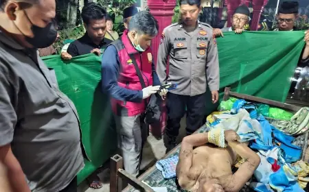 Warga Blitar Dikejutkan oleh Penemuan Mayat Pria di Aliran Parit