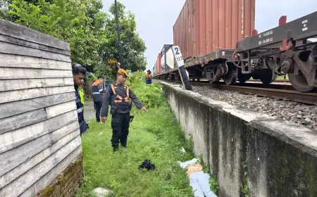 Seorang Nenek di Bojonegoro Tewas Tertemper Kereta Ambarawa Ekspres