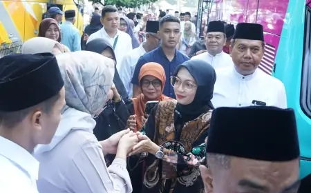 Berangkatkan Calon Jemaah Haji, Mbak Wali Titipkan Doa untuk Kota Kediri