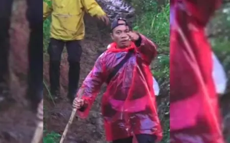 Arogan! Polisi Larang Wartawan Liput Proses Evakuasi Jenazah Pendaki Gunung Saeng Bondowoso