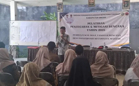 Baru Terealisasi di Satu Desa, BPBD Gresik Targetkan Bentuk 158 Destana Tahun ini
