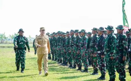 TMMD Resmi Dibuka, Pak Yes Tekankan Sinergitas Pembangunan Desa