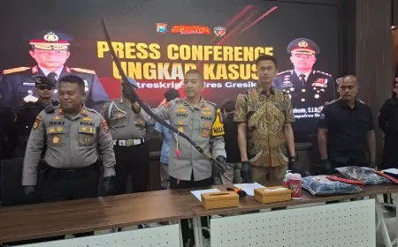 Pengakuan Gangster Gresik yang Tertangkap Polisi: Hanya Ikut-ikutan