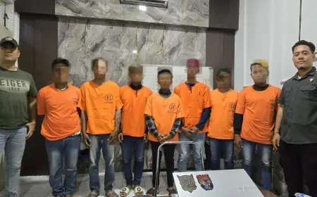 Diduga Terlibat Pengeroyokan, 7 Orang di Situbondo Ditangkap Polisi