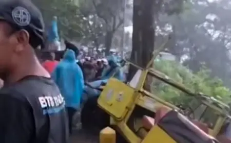 Kronologi Kecelakaan Jip di Jalur Wisata Bromo-Malang, 8 Orang Luka, Termasuk WNA