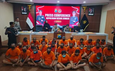 Bekuk 27 Tersangka Kasus Narkoba, Polres Jember Ungkap Fakta Jaringan Lapas dan Keterlibatan Mantan Kades