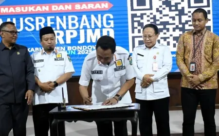 Pemkab Bondowoso Tetapkan RPJMD Tahun 2025-2029 di Tengah Efisiensi Anggaran