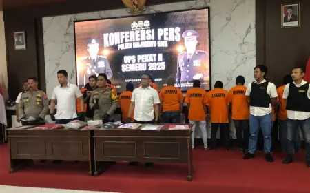 Belasan Debt Collector dan Preman di Mojokerto Digulung Polisi