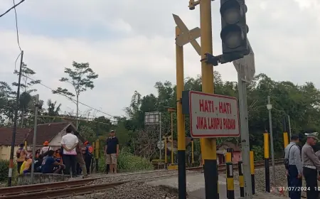 30 Perlintasan Kereta Api di Blitar Belum Berpalang Pintu, Dishub : Tahun Ini Tak Ada Pembangunan