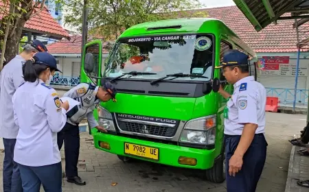 Sempat Berhenti Operasi Imbas Longsor di Mojokerto, Bus AKDP Kini Kembali Ngaspal
