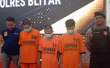 3 Pelaku Pengeroyokan di Kesamben Blitar Ditangkap, Begini Motifnya