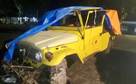 1 Korban Meninggal, Polisi Dalami Kelalaian Sopir dalam Kecelakaan Land Cruiser di Poncokusumo