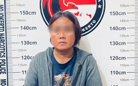 Seorang Nenek di Mojokerto Ditangkap Polisi usai Transaksi Sabu