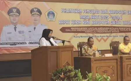 Jelang Porprov IX Jatim 2025, KONI Gresik Keluhkan Minimnya Anggaran Pembinaan
