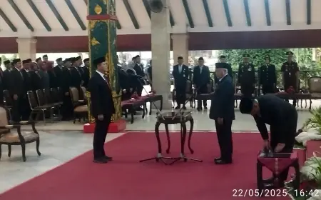 Inspektur Nurcahyo Resmi Dilantik Sebagai Pj Sekda Malang