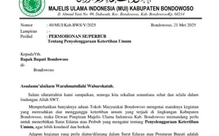 Surat Cinta MUI untuk Bupati Bondowoso
