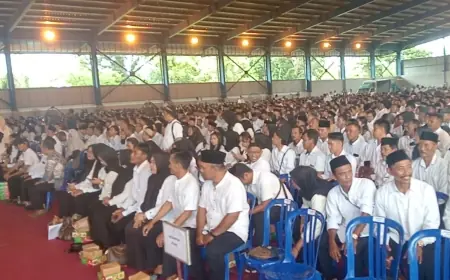 Pengurus Koperasi Desa Merah Putih Dilantik Bersamaan di TPA Banjardowo Jombang