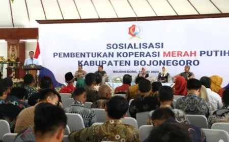 Dukung Program Presiden Prabowo, Pemkab Bojonegoro Tancap Gas Bentuk 430 Koperasi Merah Putih