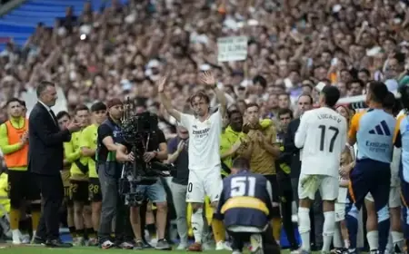 Perpisahan Haru Modric di Kemenangan Terakhir Madrid Musim Ini