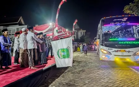 Bupati Pasuruan Berangkatkan 917 Jemaah Haji