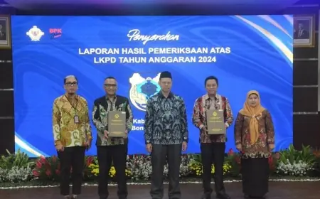 LKPD Tahun 2024 Berbuah Opini WTP dari BPK RI, Bupati Bondowoso : Ini Hasil Komitmen Bersama