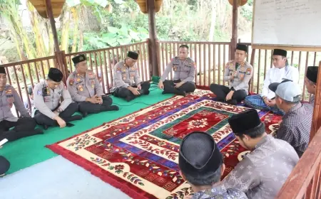 Silaturahmi dengan Tokoh Agama Jadi Cara Polres Bondowoso Jaga Kamtibmas