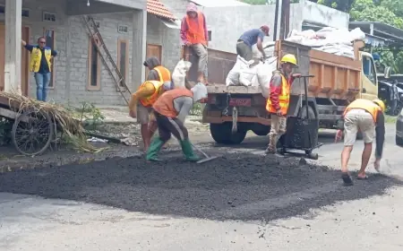 Garapan Proyek Infrastruktur dan Jalan di Blitar Alami Keterlambatan