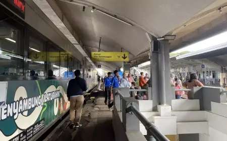 Besok Libur Kenaikan Isa Almasih, Ribuan Penumpang Berangkat dan Tiba di Stasiun Malang