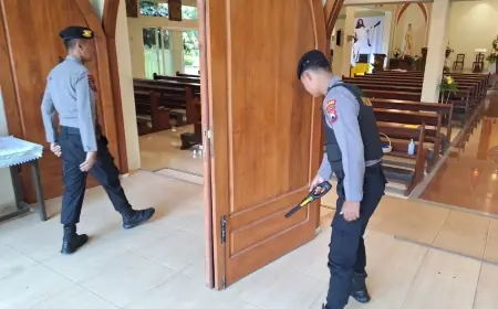 Hari Kenaikan Isa Almasih, Polres Malang Pastikan 67 Titik Aman dari Teror